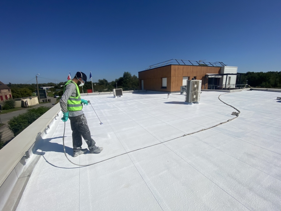 Sapeint Peintre Industriel France Rennes Cool Roof 6